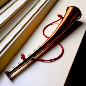 Antique Copper English Fox Hunting Horn